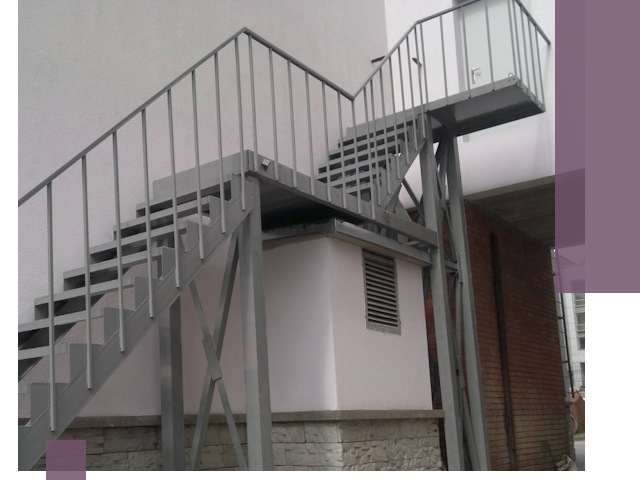 Монтаж пожарных лестниц под ключ в Балахне с гарантией качества