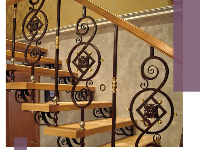 Изготовление кованых лестниц под ключ в Балахне