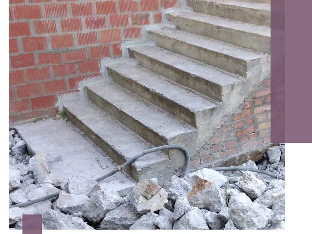 Демонтаж бетонных лестниц в Балахне: быстро и безопасно