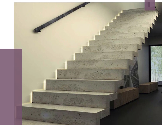 Облицовка бетонных лестниц в Балахне от 4702 руб/м2