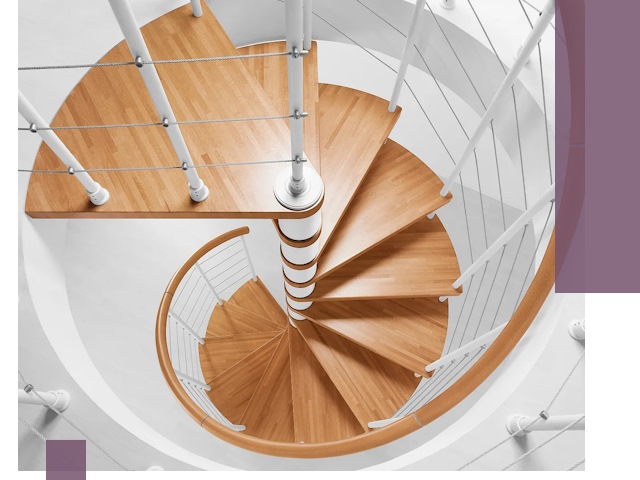 Изготовление винтовых лестниц под ключ в Балахне