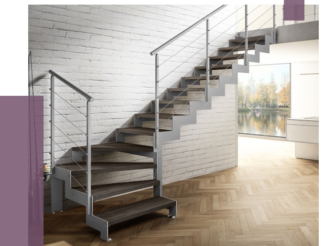 Г-образные лестницы под ключ в Балахне от 37874 руб. | ПРОЛЁТ-Блх