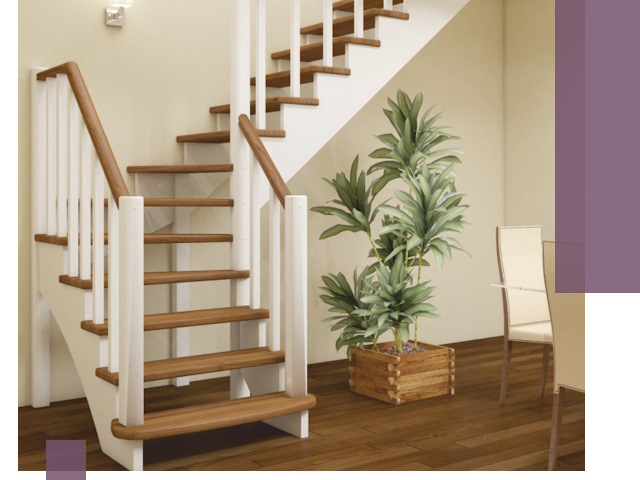 Г-образные лестницы под ключ в Балахне — изготовление и монтаж