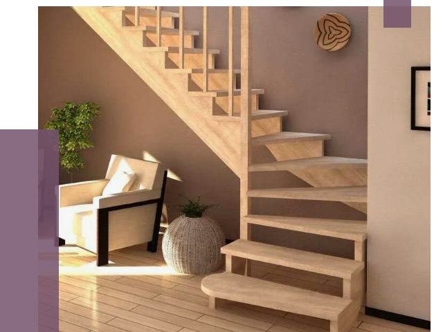 Изготовление Г-образных лестниц в Балахне от 19329 руб. 