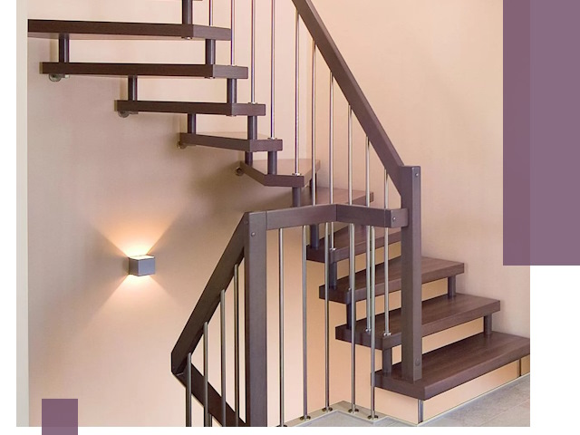 Изготовление лестниц на больцах в Балахне под ключ