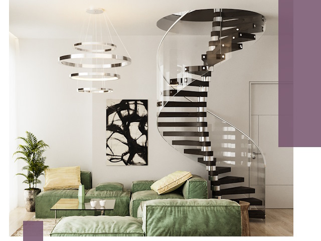 Лестницы для двухуровневой квартиры в Балахне — изготовление и монтаж