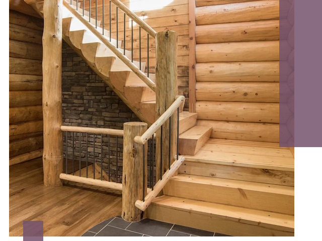 Лестницы в баню под заказ и профессиональный монтаж в Балахне