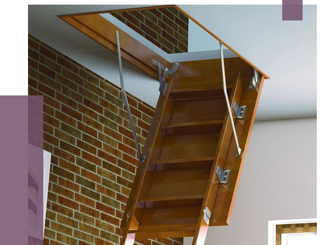 Установка чердачной лестницы в Балахне от 7993 руб. | ПРОЛЁТ-Блх