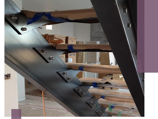 Усиление лестничных конструкций и усиление опор в Балахне