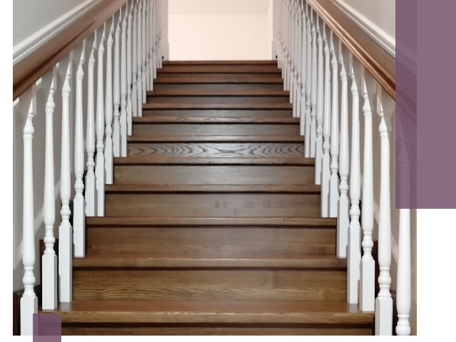 Лестницы из ясеня на заказ в Балахне — изготовление и монтаж