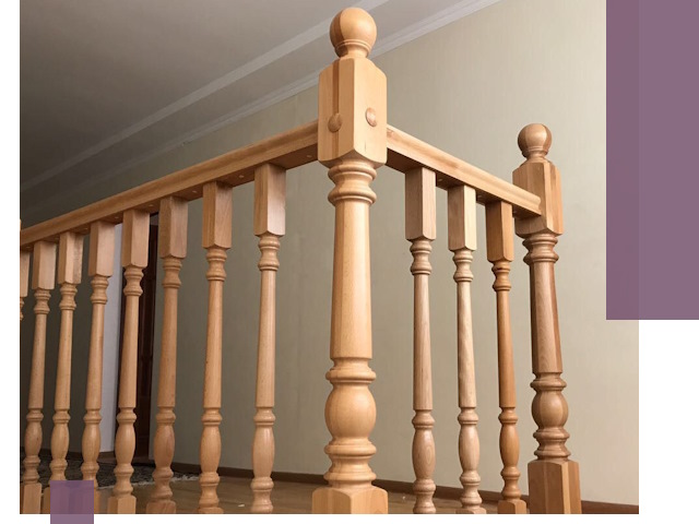 Деревянные перила на заказ в Балахне: монтаж и изготовление