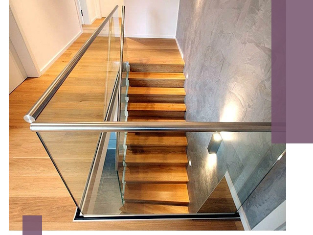 Перила для лестницы в доме — изготовление и монтаж в Балахне