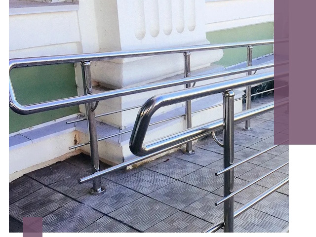 Ограждения пандусов из металла и нержавейки в Балахне