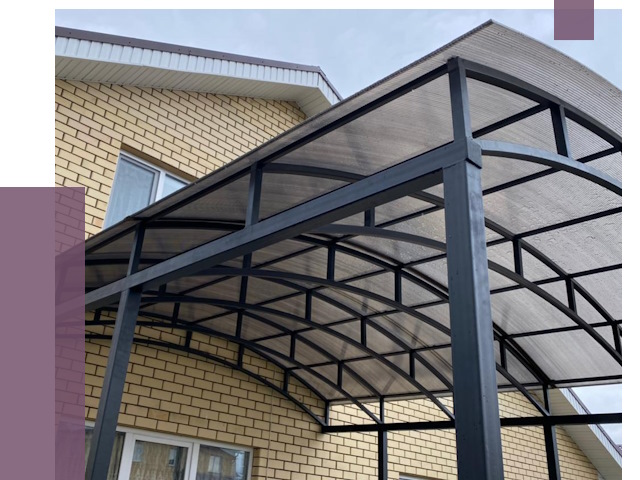 Монтаж козырьков в Балахне от 11754 руб. | ПРОЛЁТ-Блх