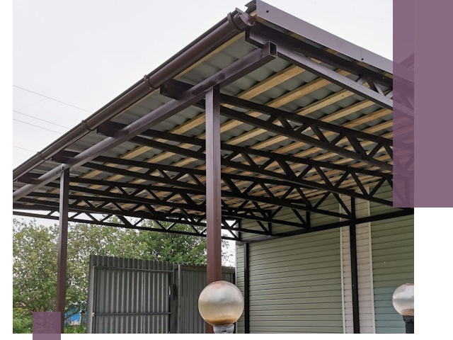 Навесы под ключ в Балахне: изготовление, монтаж и гарантия