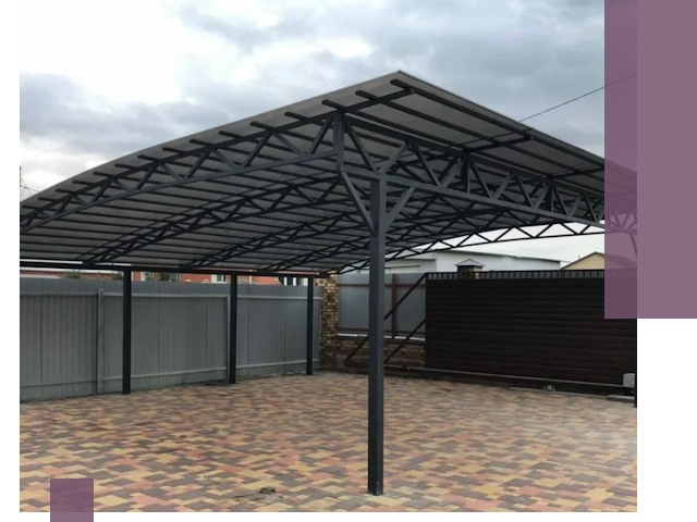 Недорогие навесы под ключ в Балахне — изготовление и монтаж