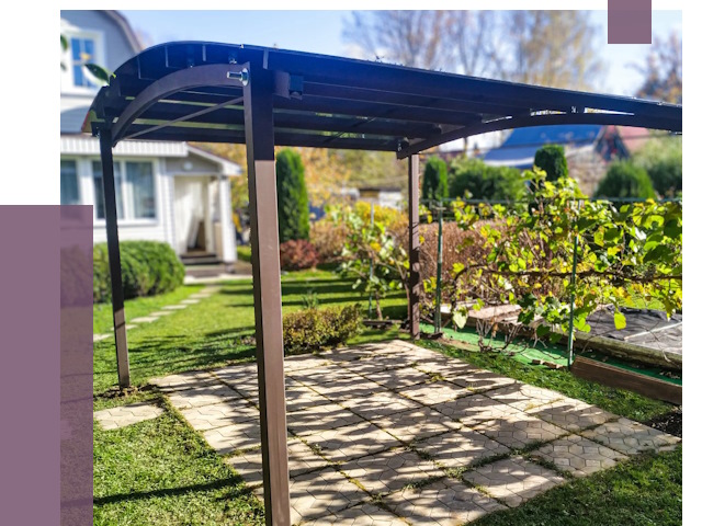 Навесы для дачи в Балахне от 13008 руб. под ключ — ПРОЛЁТ-Блх