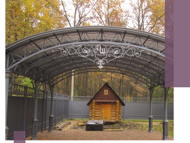 Кованые навесы премиум-класса под заказ в Балахне