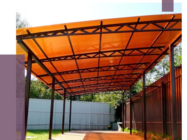 Односкатные навесы под ключ в Балахне от 13426 руб. 