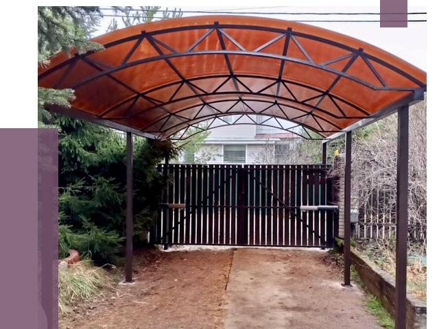 Арочные навесы в Балахне от 13008 руб. — изготовление и монтаж | ПРОЛЁТ-Блх