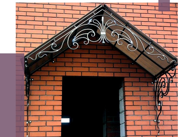 Металлические козырьки в Балахне от 10918 руб. 