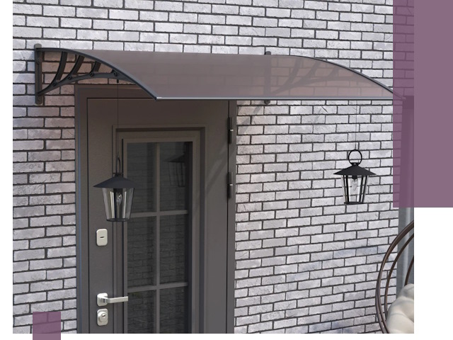 Недорогие козырьки и навесы под ключ в Балахне