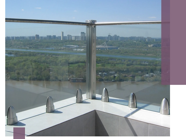 Стеклянные парапеты премиум класса в Балахне для домов и бизнесов