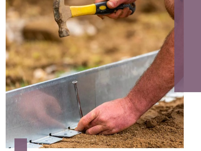 Монтаж металлических бордюров в Балахне быстро и качественно