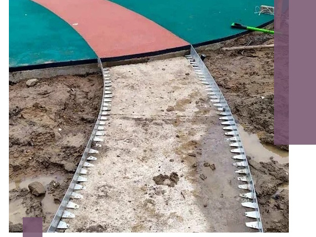 Металлические бордюры для дорожек в Балахне — монтаж и изготовление