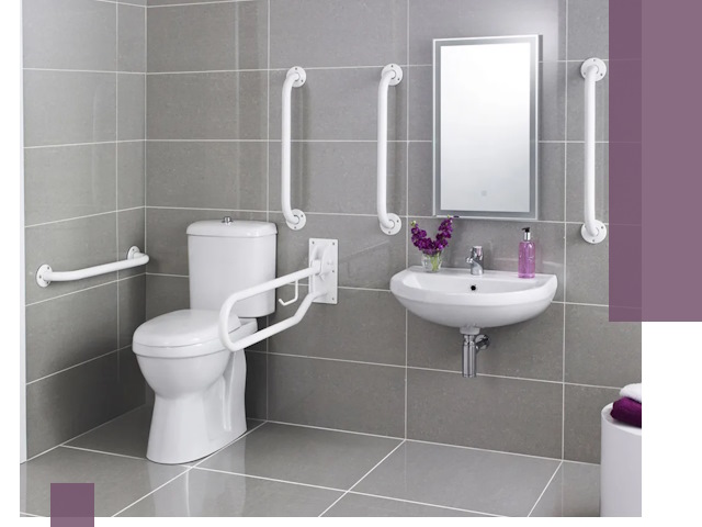 Поручни для санузлов в Балахне: установка, ремонт и монтаж