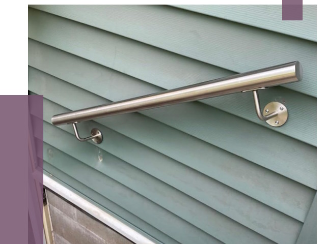 Поручни из нержавеющей стали в Балахне от 7836 руб.  | ПРОЛЁТ-Блх